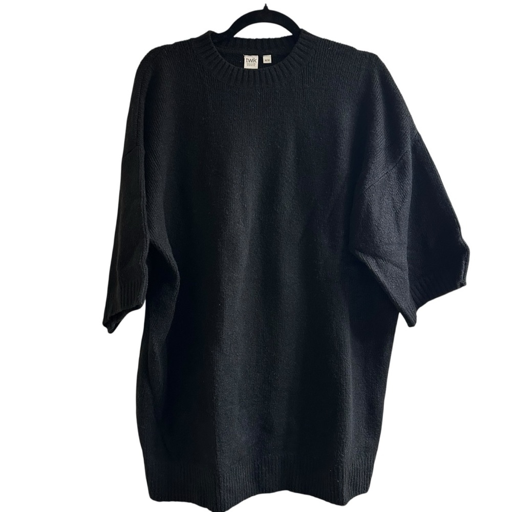 Twik Classic Black Crewneck Sweater